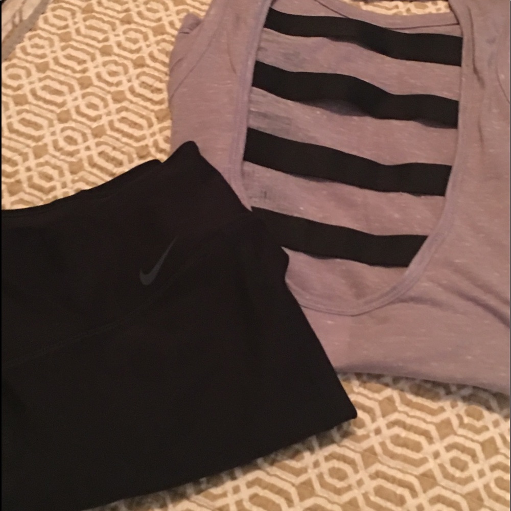 Capris tank outfit