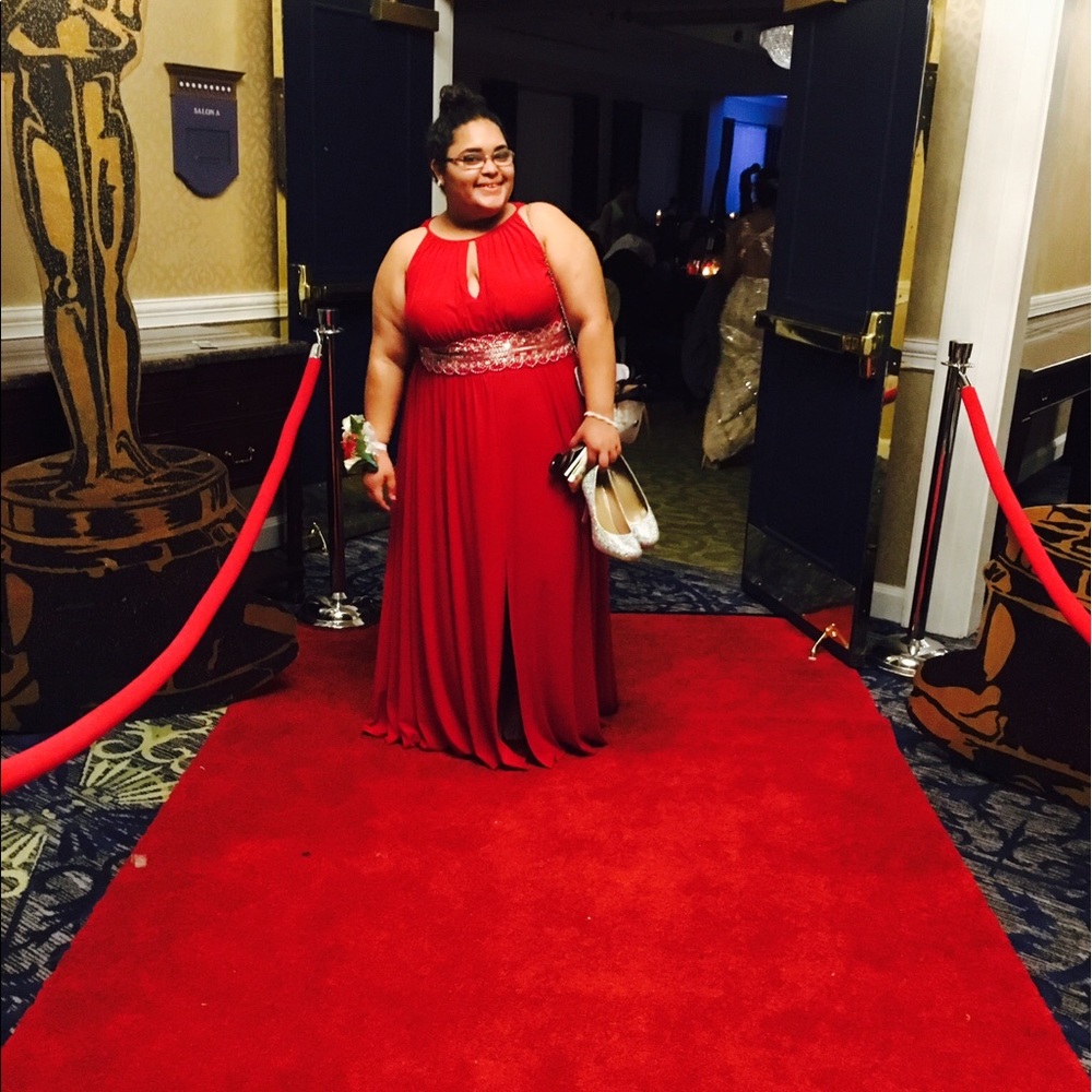 Red prom dress