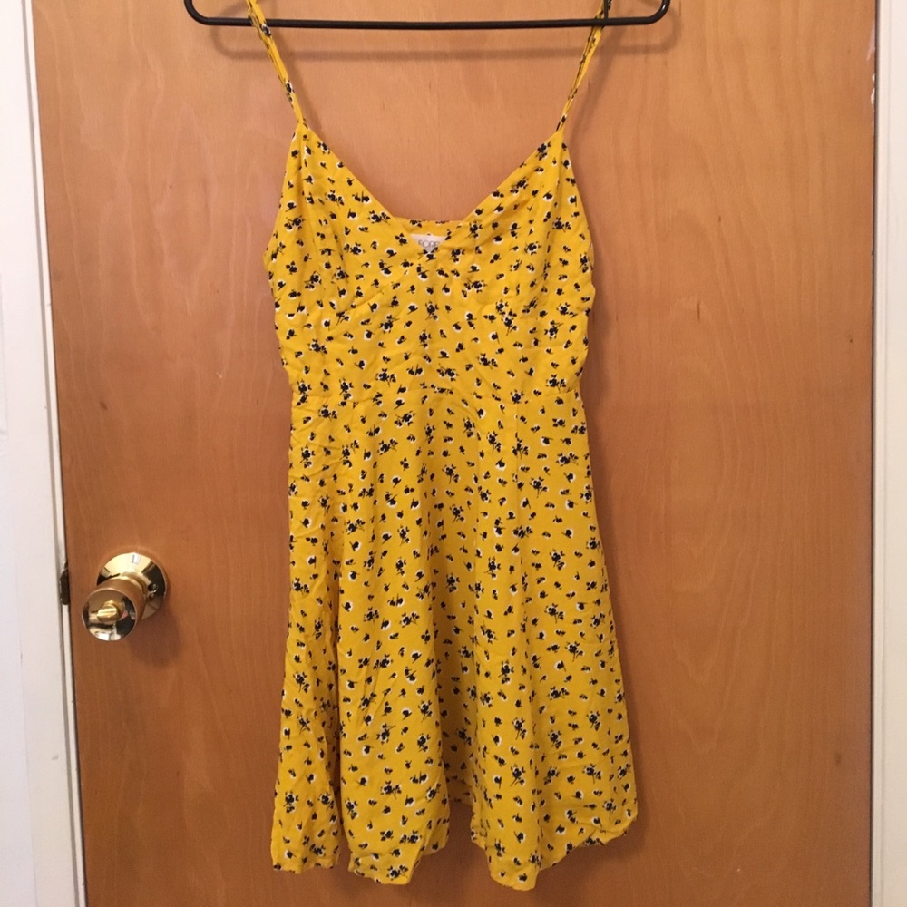 Forever21 Yellow Sundress size S