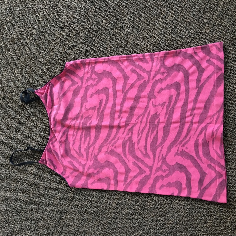 Express Black and light red cami, size M/L