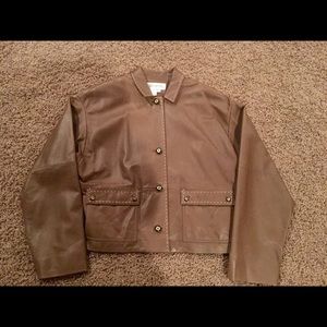 WORTH New York Leather Jacket Size M