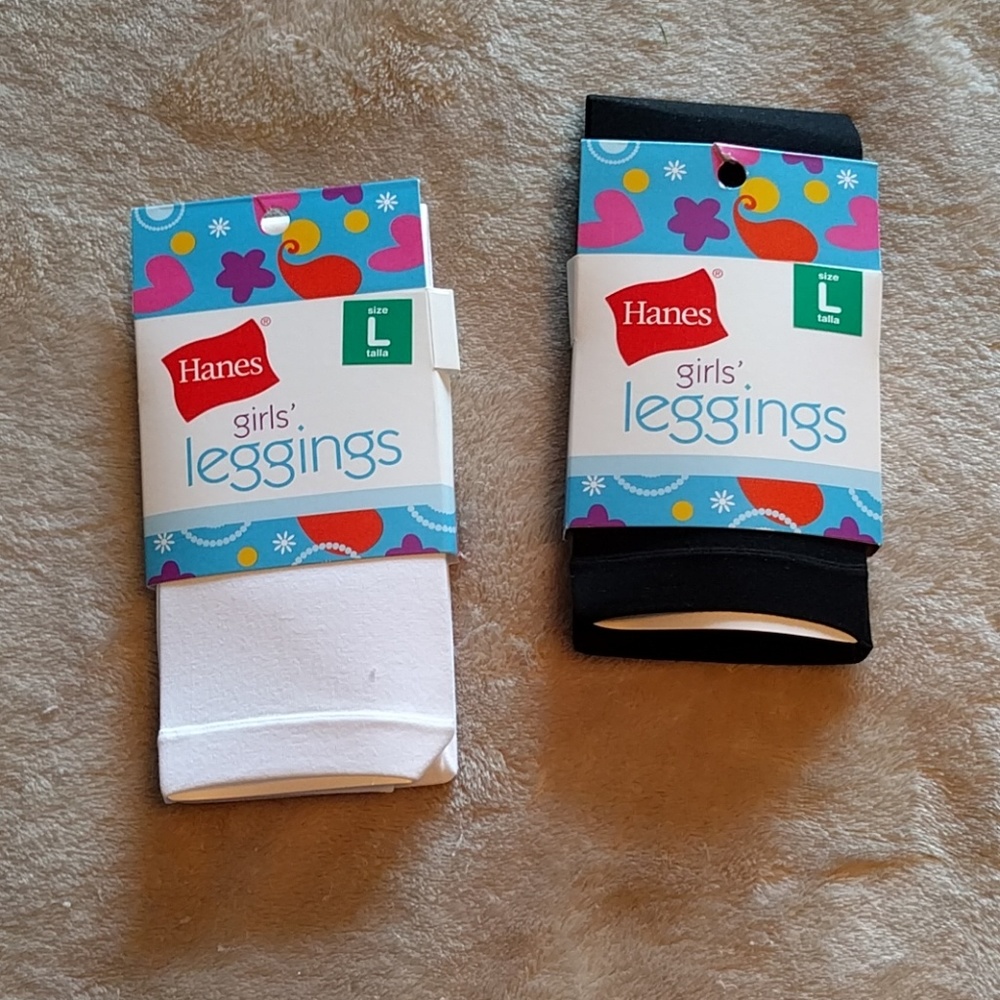 HANES no feet leggings NWT