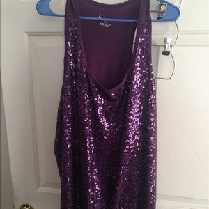 Women's plus size sparkle tank top