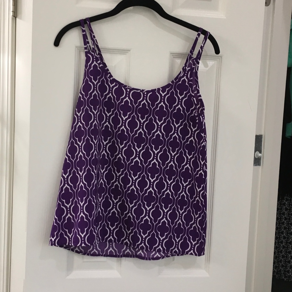 Purple tank