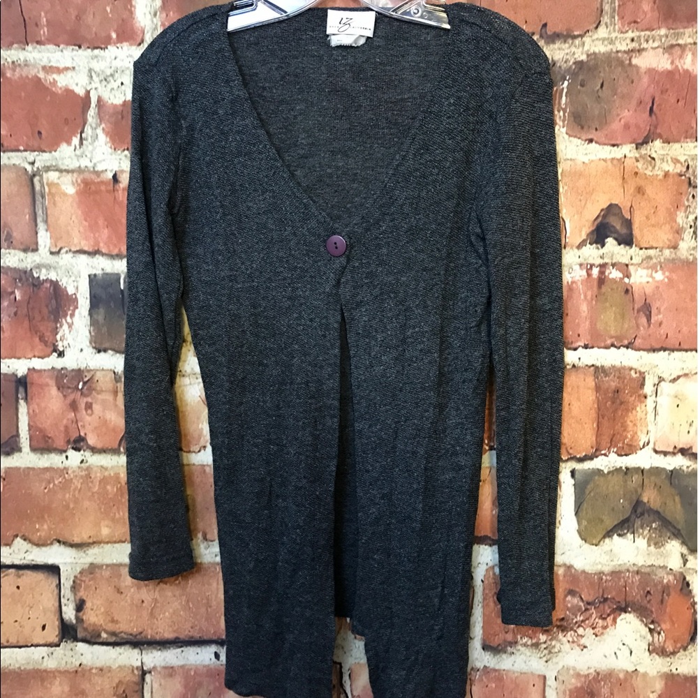 Black lightweight cardigan