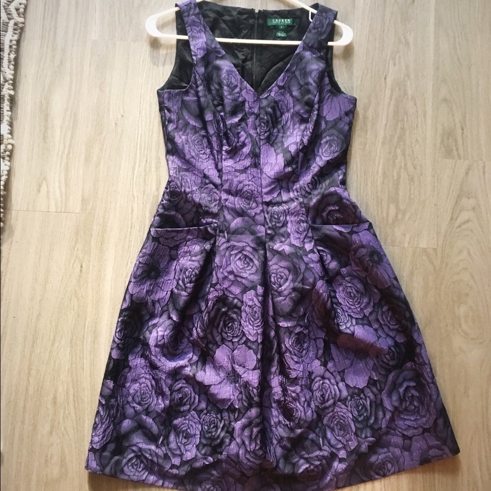 Ralph Lauren size 4 cocktail flower dress