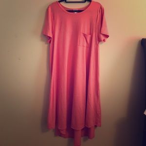 Pink LuLaRoe Carly dress