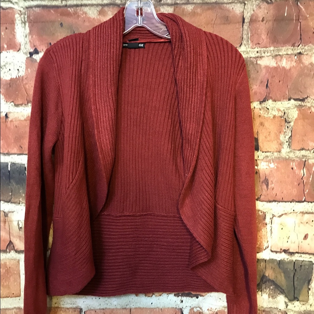 Burnt orange cardigan