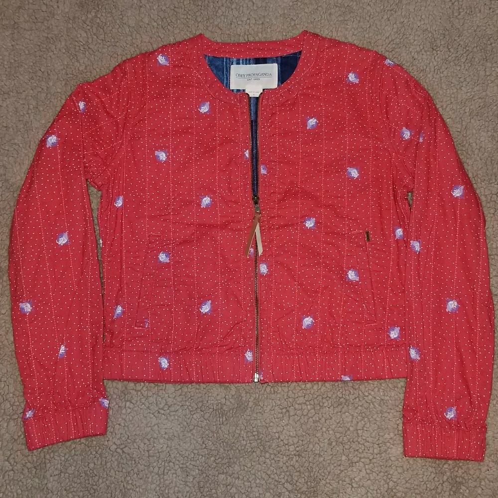 NWOT Obey Propaganda Women's Jacket Size Small