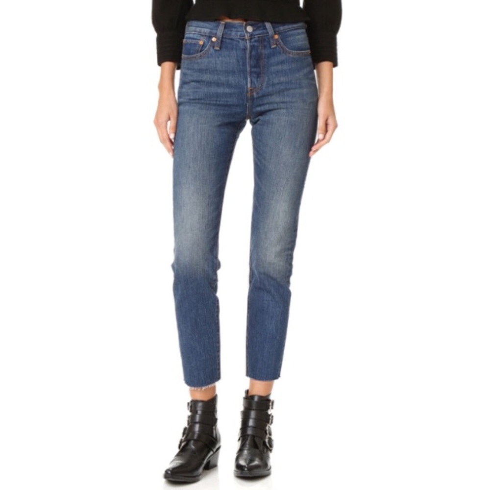 Levi's Wedgie jeans, coyote desert wash