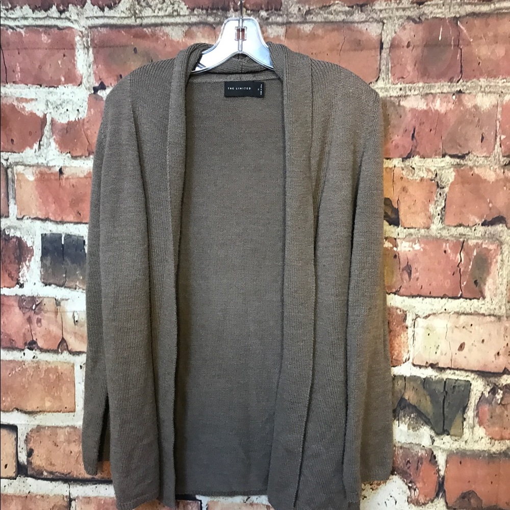 Brown Cardigan sweater from The Limited
