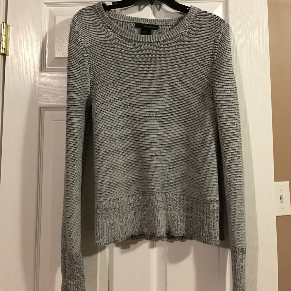 Grey knit Calvin Klein Sweater