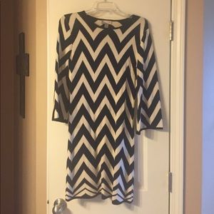 Chevron Sweater Dress