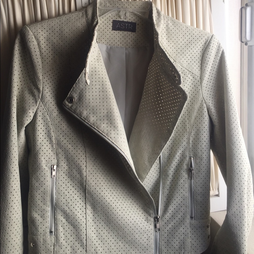 Astr cream Moto jacket - Picture 2 of 4