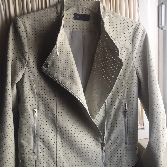 Astr cream Moto jacket - Picture 2 of 4