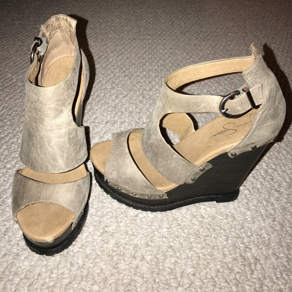 Jessica Simpson wedges
