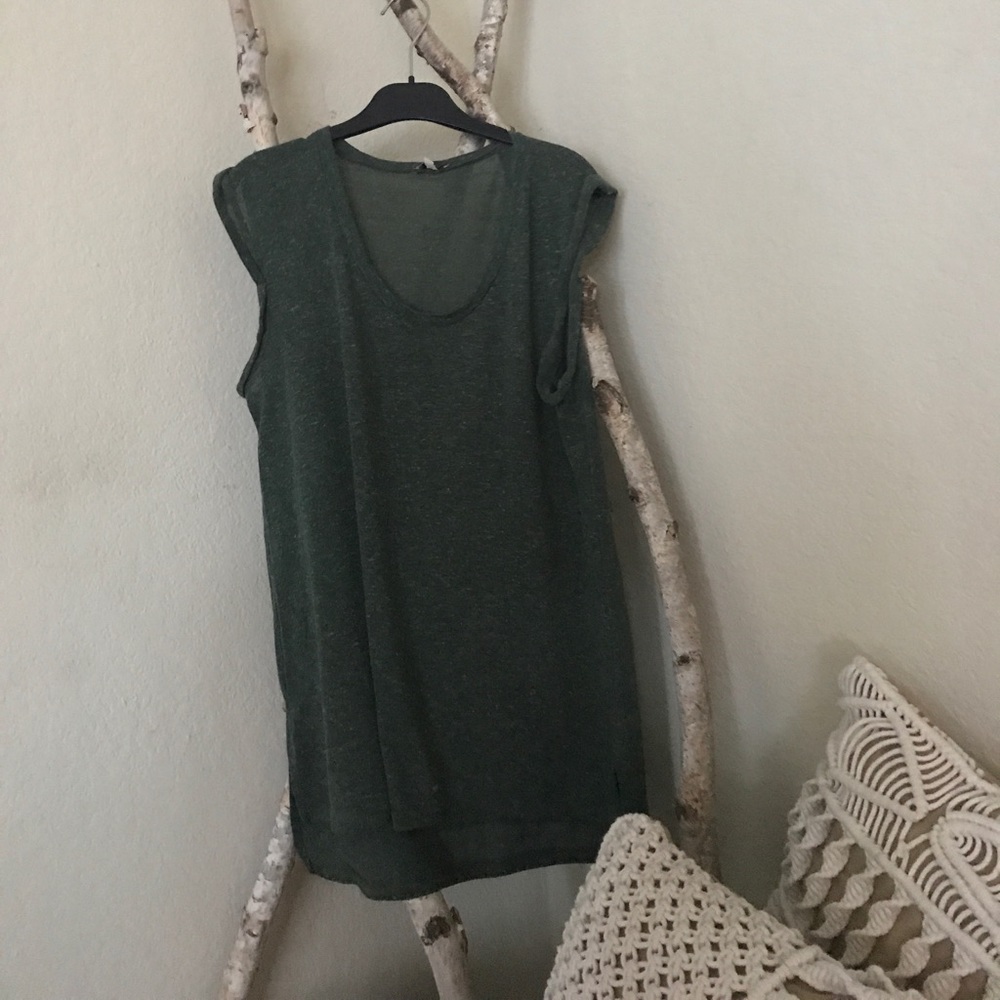 Dark green top