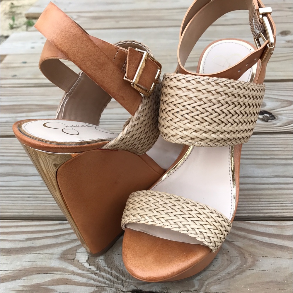 Jessica Simpson Size 8M Women's Wedge Sandals