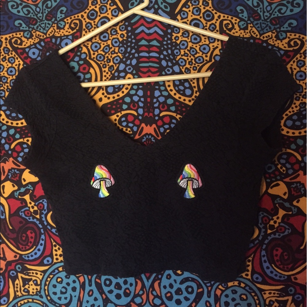 Psychedelic Shroom Breast/Nipple 70s Pasties