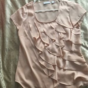 Blush Ruffled Blouse