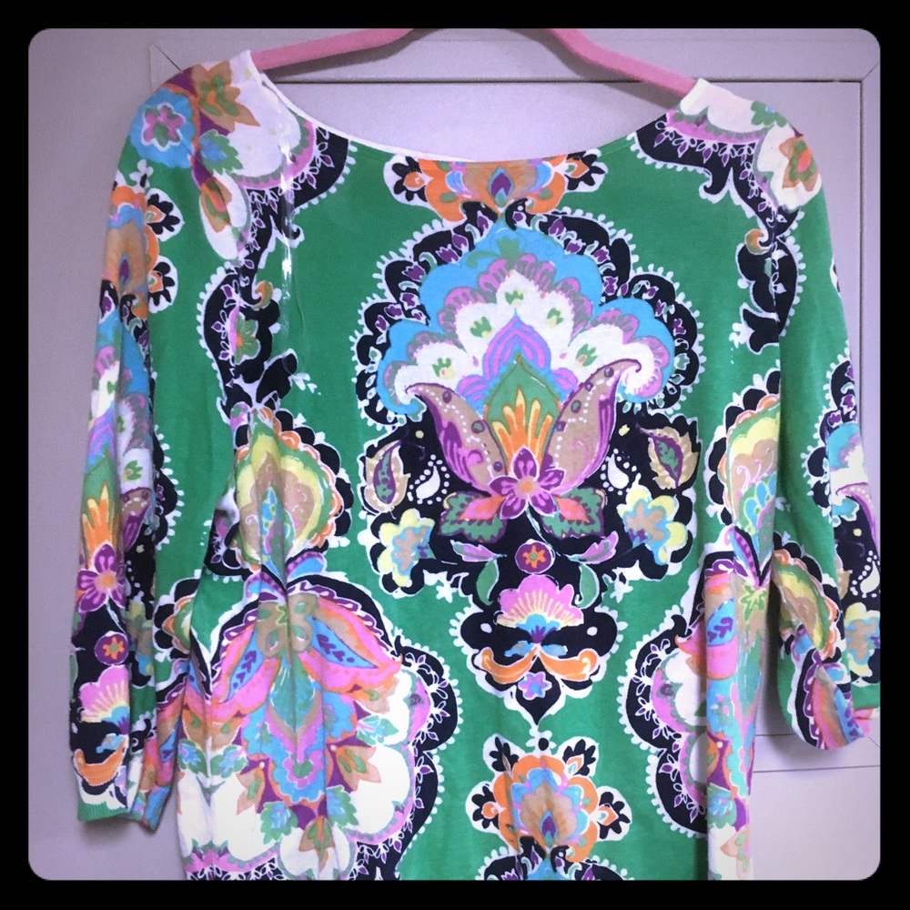 Chaps Preppy Paisley Top