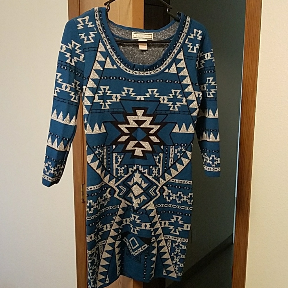 Nwt Blue bodycon dress