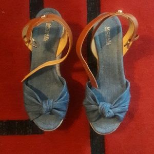 Michael Kors denim sandals