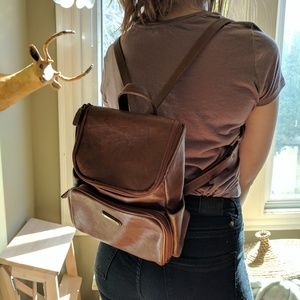 Vintage Brown Backpack