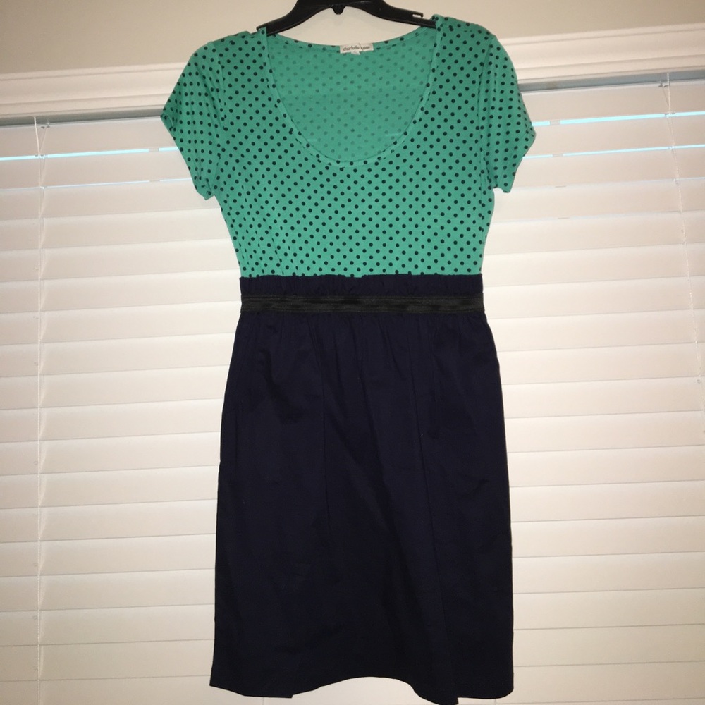 Teal/Navy Dress Charlotte Russe