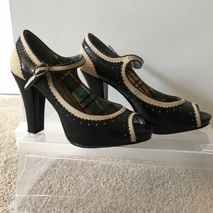 Madden girl peep toe shoes with a strap