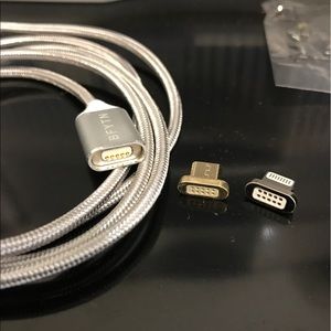 Magnet charger for android and apple phone