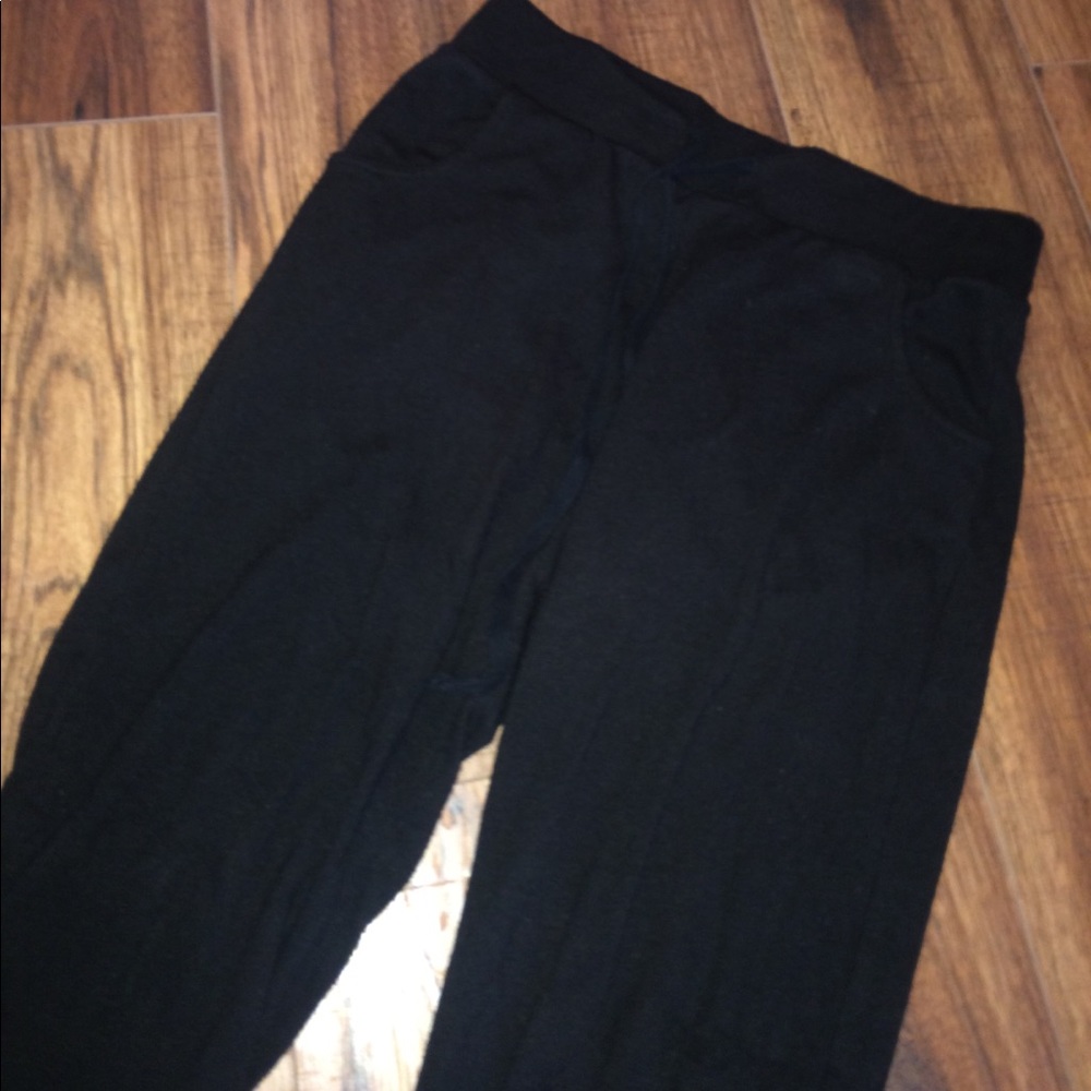 wet seal black jogger sweatpants