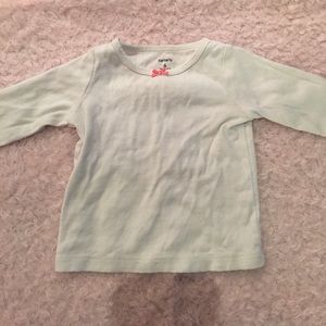 White eyelit long sleeve bow top