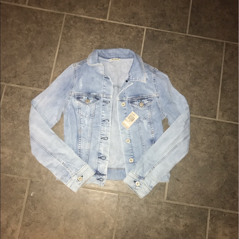 MAVI SAMANTHA BLEACH VINTAGE DENIM JACKET