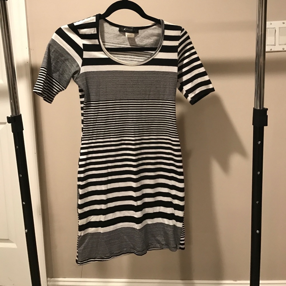 Mandees striped mini dress
