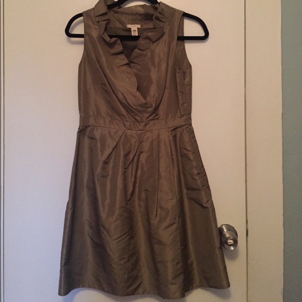Silk J Crew Cocktail Dress