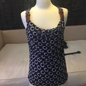 Michael Kors shirt with buckle straps