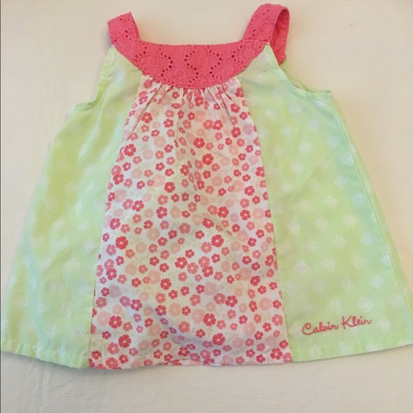 Calvin Klein summer dress with diaper cover - Picture 1 of 3