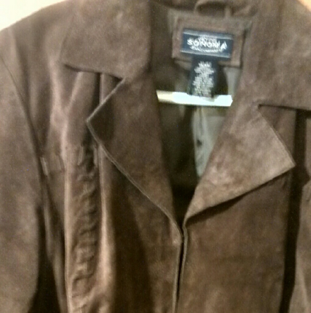 SONOMA WOMEN'S XL LEATHER JACKET