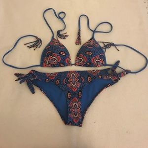 BLUE TRIBAL BIKINI