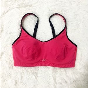 Victoria's Secret Vsx neon pink sports bra sz 34D