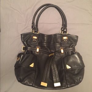 B Makowsky Leather Shoulder Bag