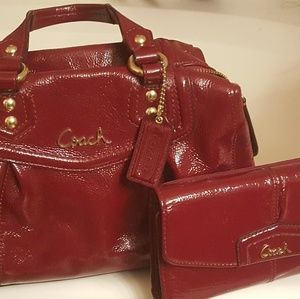 Coach Handbag And matching wallet