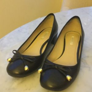 Geox black ballet with short heel / 6M