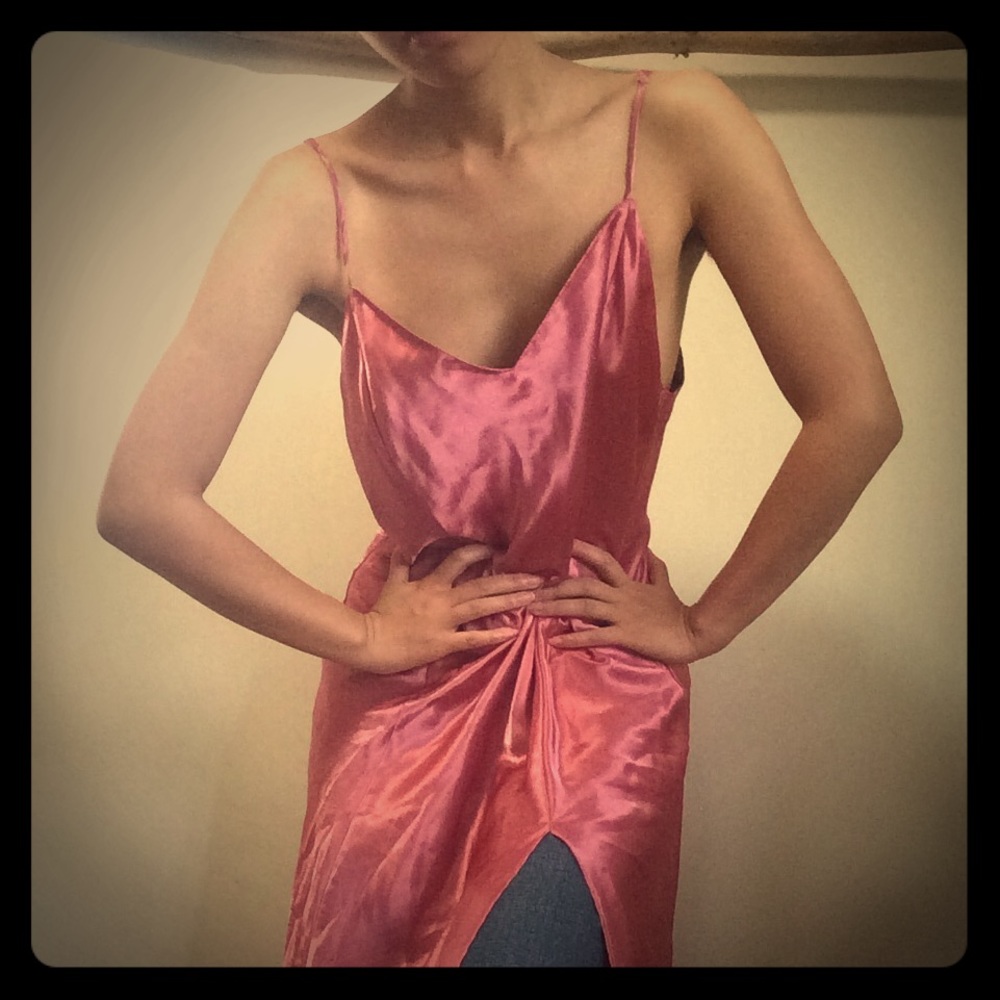 ⛔SOLD⛔Blush pink slip dress