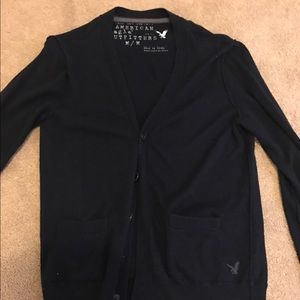 American Eagle 5-button Navy Cardigan Sweater