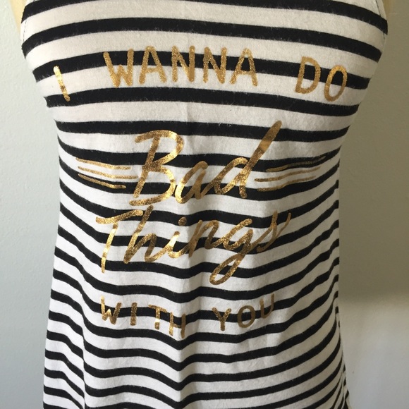 Striped graphic tank - Picture 2 of 3