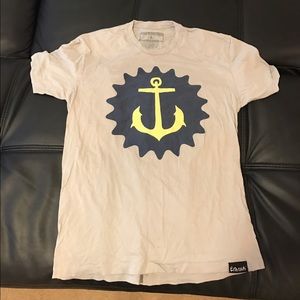 Pink Dolphin Anchor Tee Slub Cotton Fabric