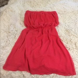 Strapless Express Pink Sundress