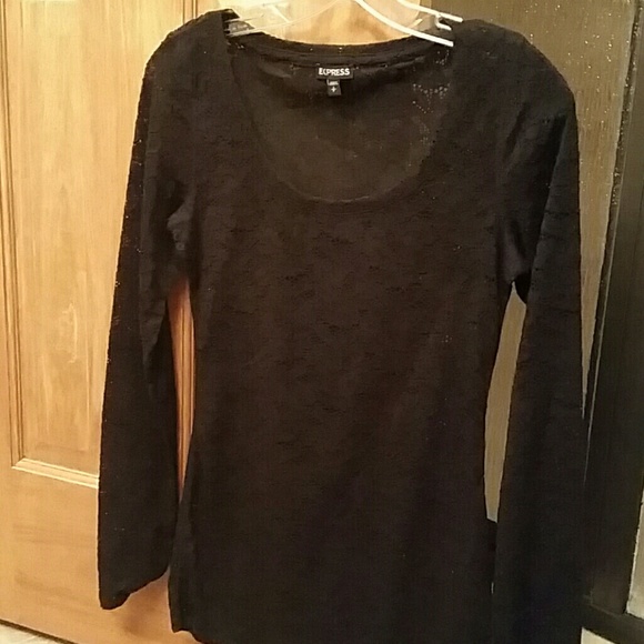 Black lace top - Picture 1 of 2
